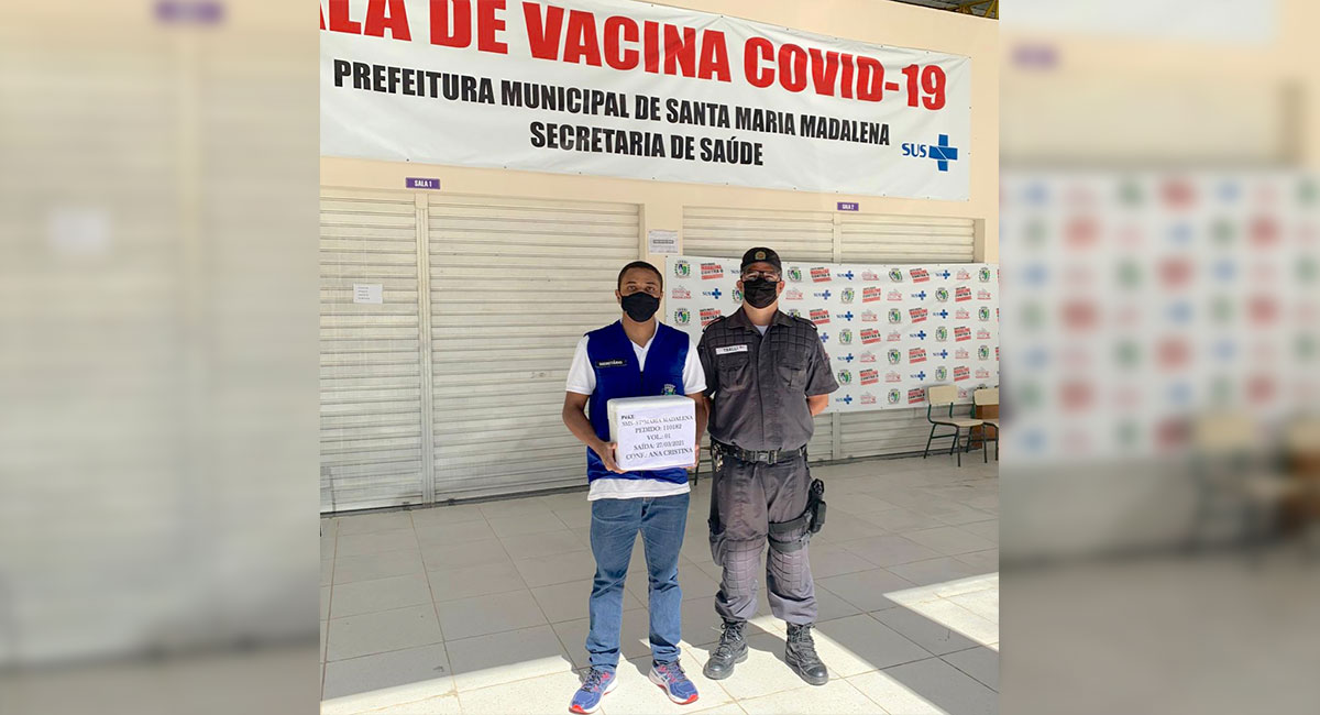 Com a chegada de mais 250 doses da vacina contra Covid-19, Santa Maria Madalena inicia a vacinação de idosos entre 67 e 69 anos