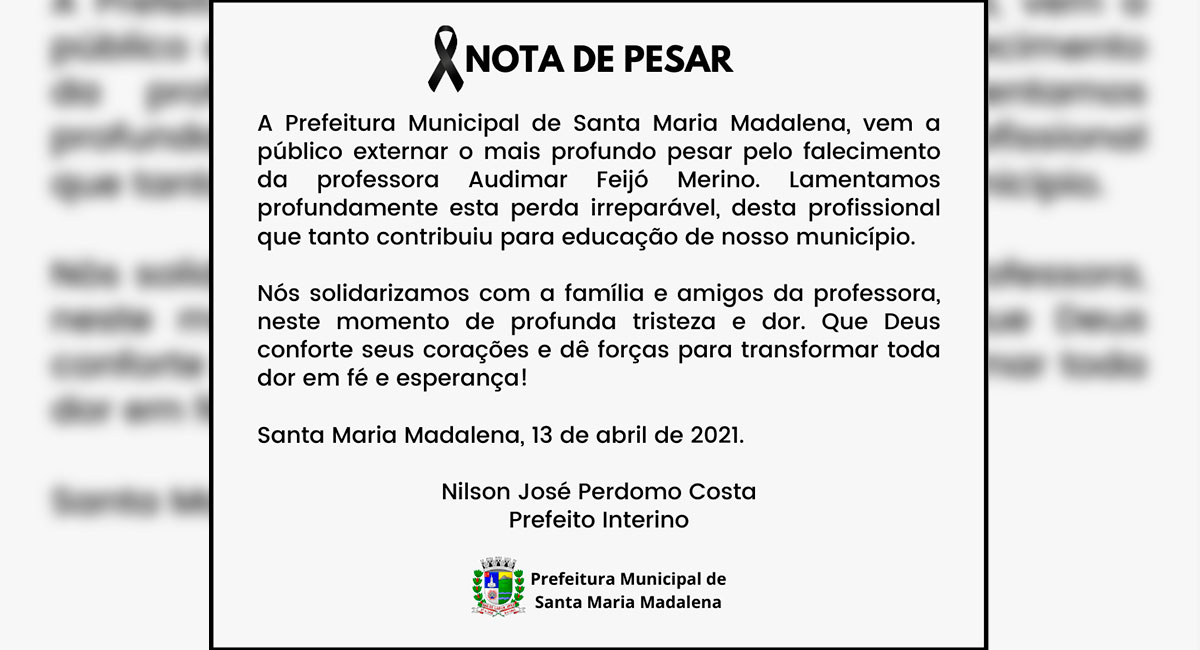 Nota de Pesar