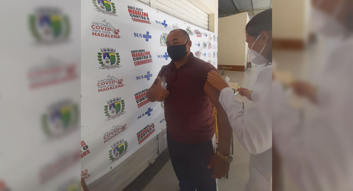 Santa Maria Madalena vacina pessoas de 45 a 49 anos com comorbidades nesta quinta-feira