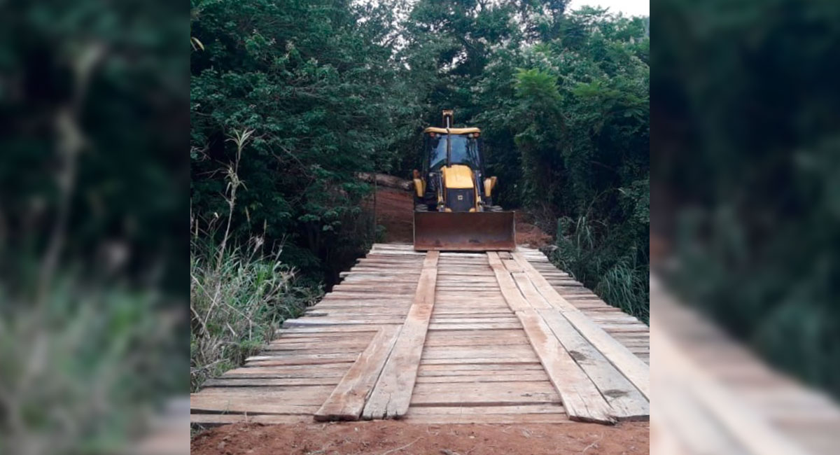 Mais uma ponte concluída na zona rural de Santa Maria Madalena