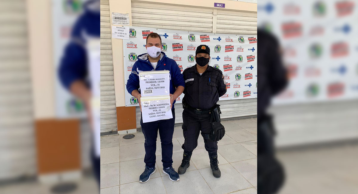 Santa Maria Madalena recebe nova remessa de vacinas contra a Covid-19 nesta sexta-feira (02)