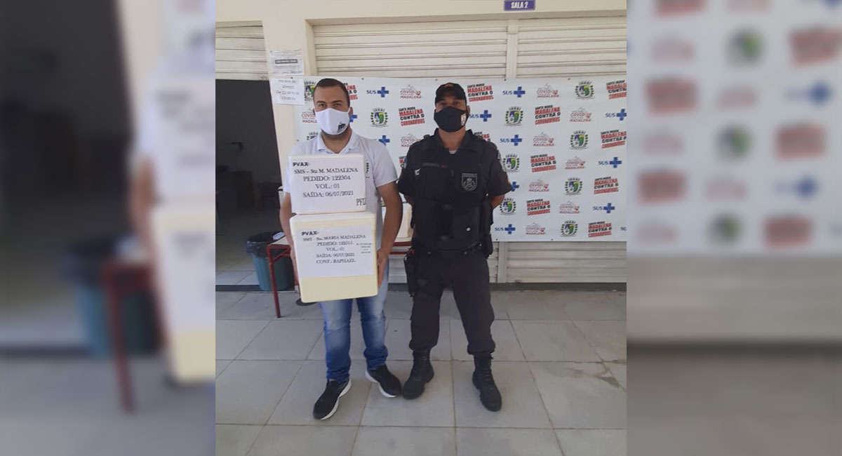 Saúde recebe mais doses de vacinas contra a Covid-19