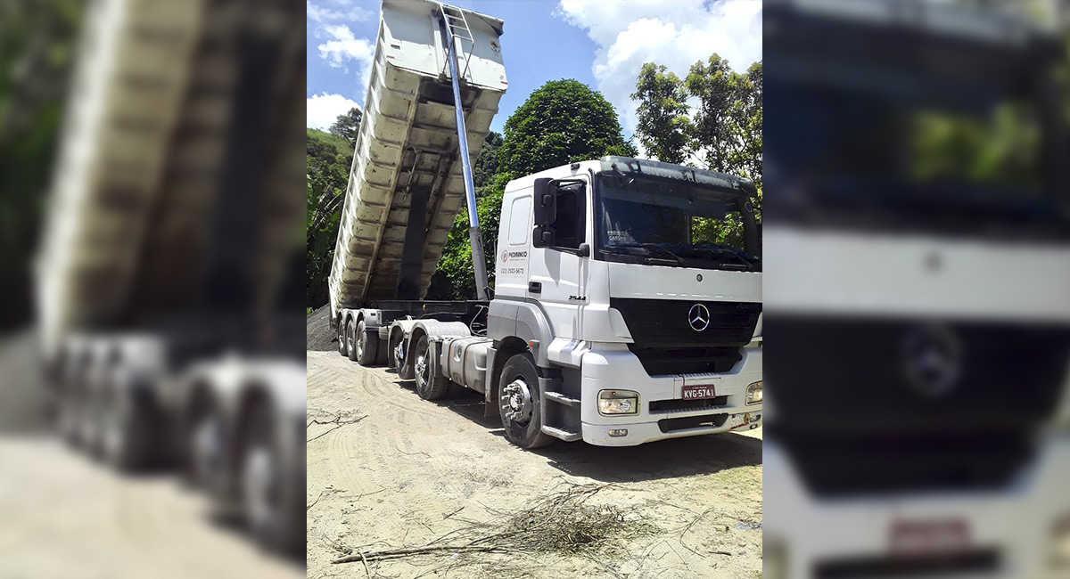 Município recebe material para melhoria das estradas vicinais