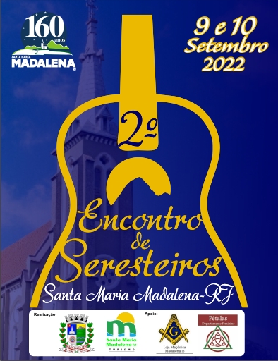 Começa nesta sexta-feira o 2º Encontro de Seresteiros em Santa Maria Madalena