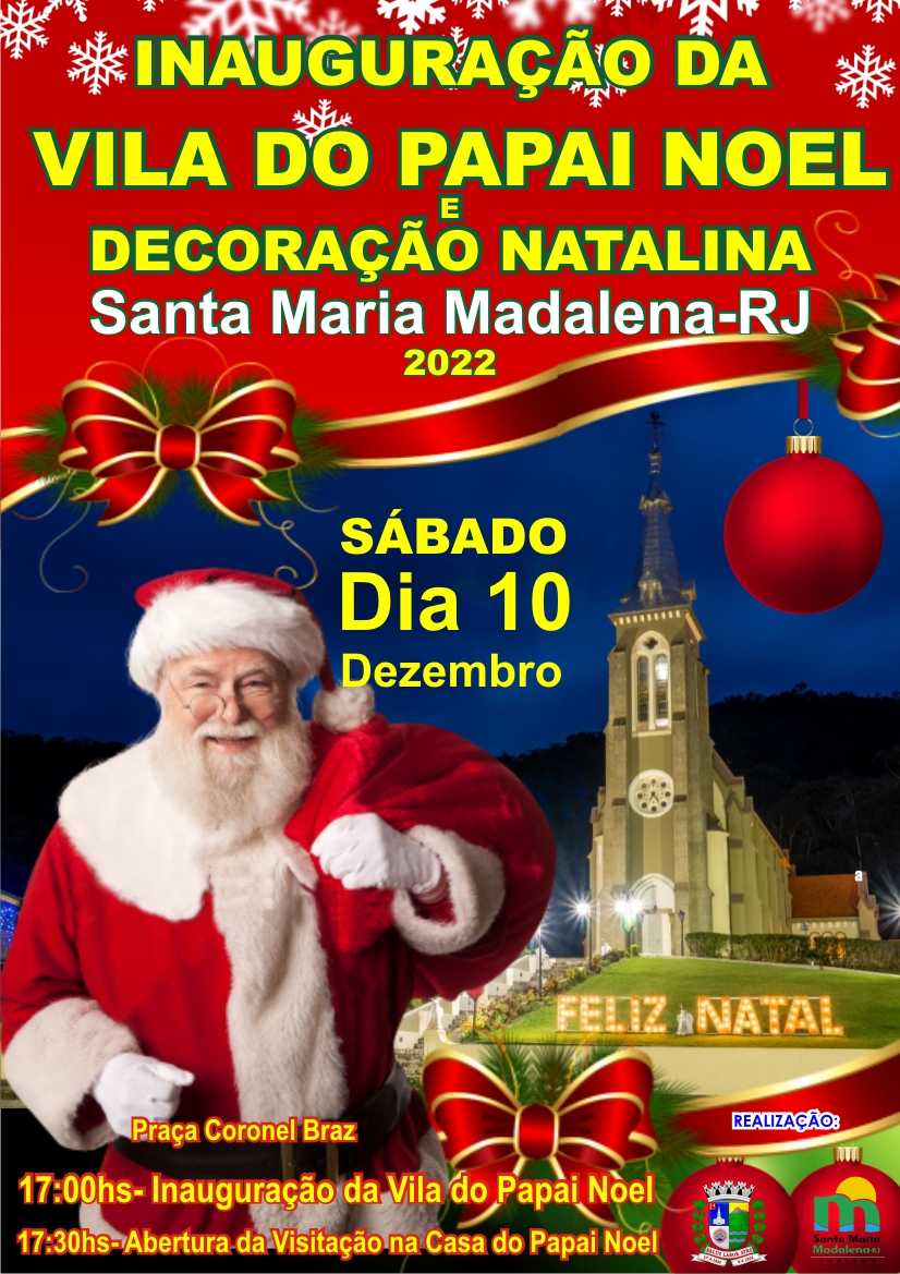 Prefeitura inaugura Iluminação e Decoração de Natal neste sábado, 10