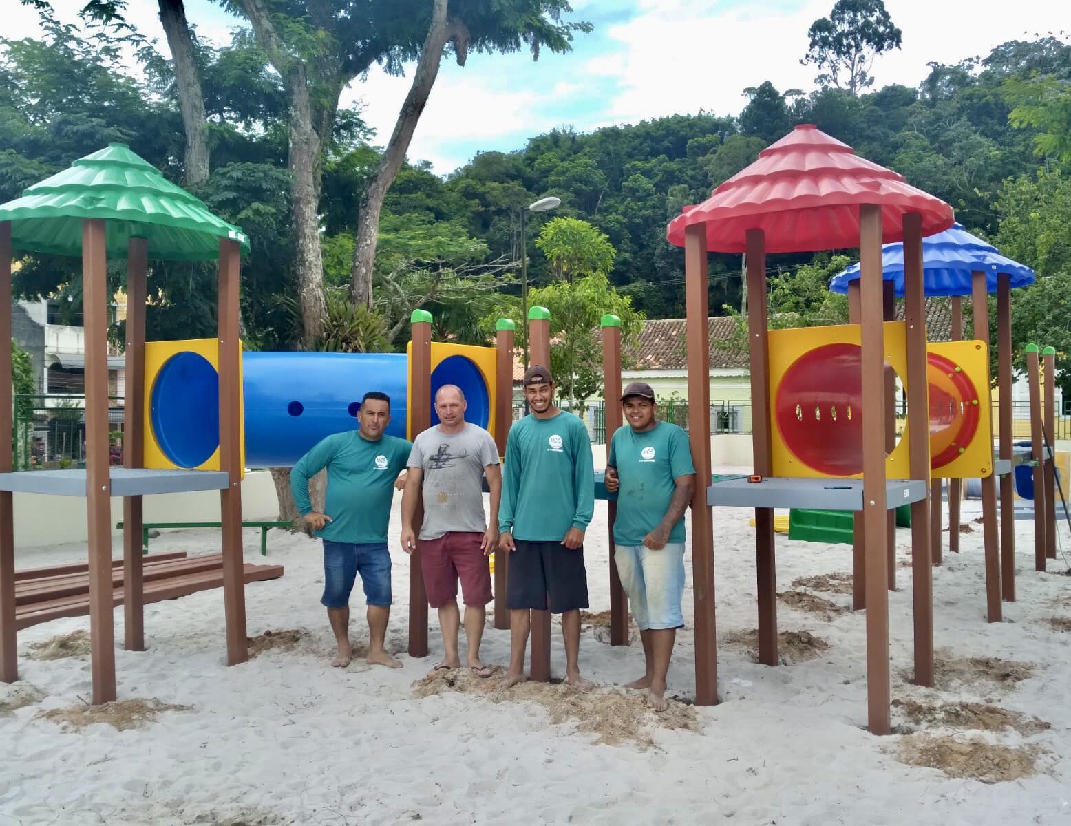 Vice-prefeito acompanha obras de melhorias no centro da cidade