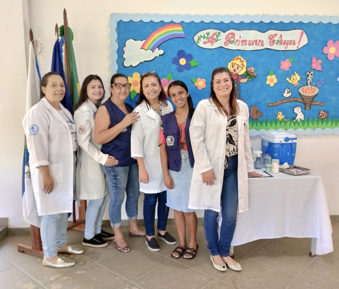 ESF de Manoel de Moraes realiza ações de vacinação nas escolas