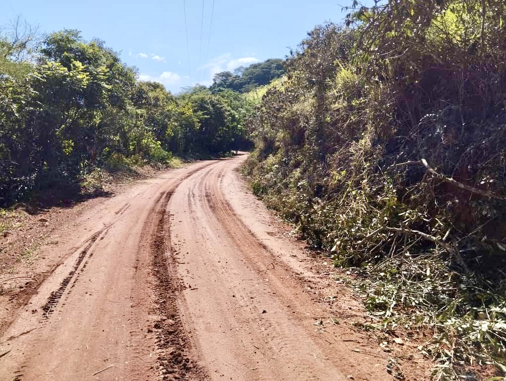 Obras de patrolamento nas estradas da Serrinha, Sossego do Imbé
