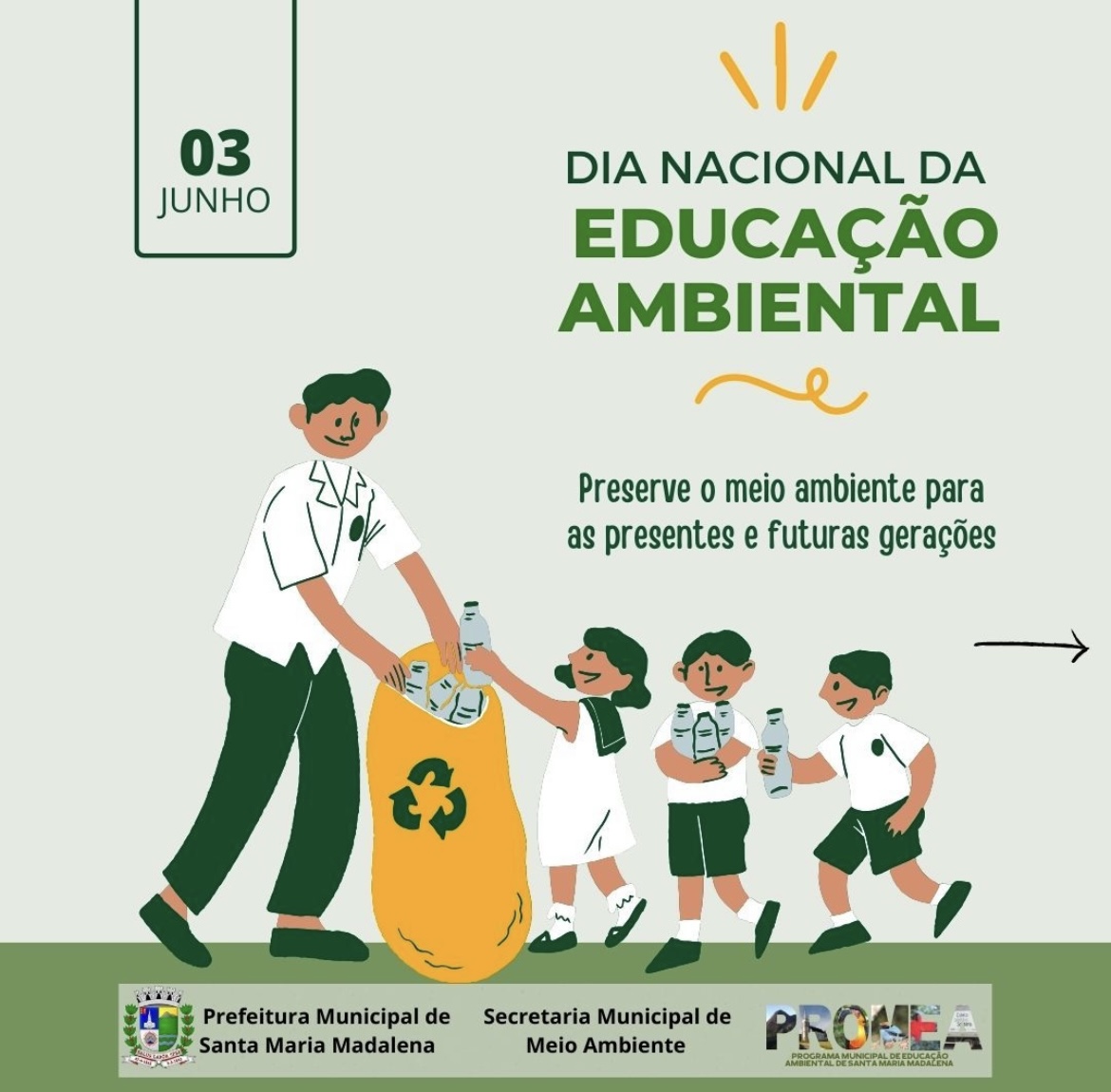3 de junho: Dia Nacional da Educação Ambiental