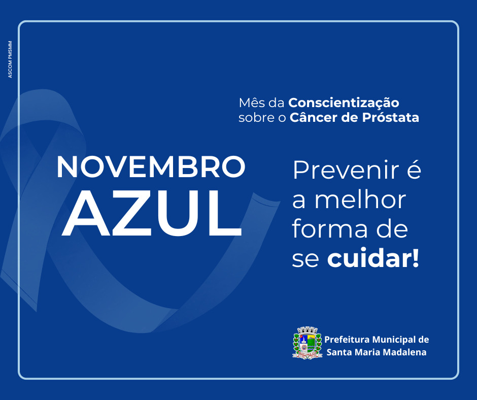 Novembro Azul - Mês de conscientização sobre a saúde do homem