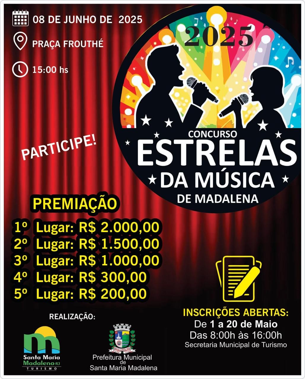 Concurso Estrelas da Música em Santa Maria Madalena