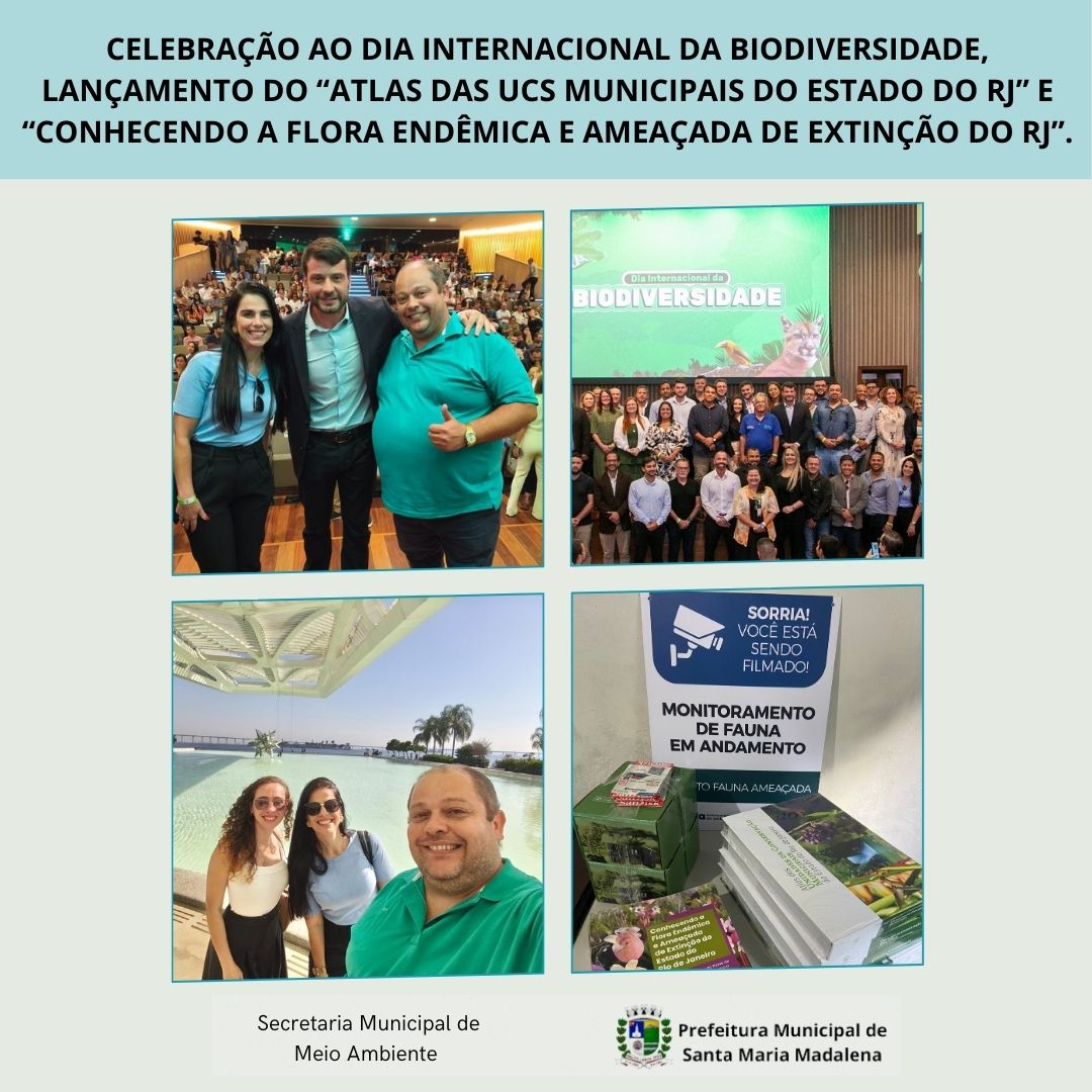Santa Maria Madalena participa de evento estadual em comemoração ao Dia da Biodiversidade no Museu do Amanhã