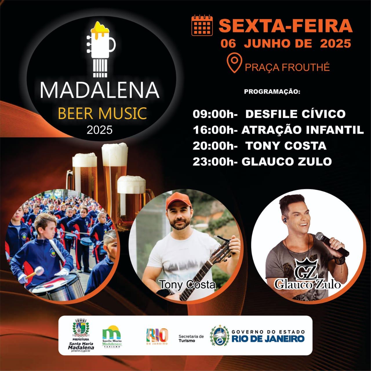 Madalena Beer Music 2025: evento promete agitar as comemorações dos 163 anos da cidade