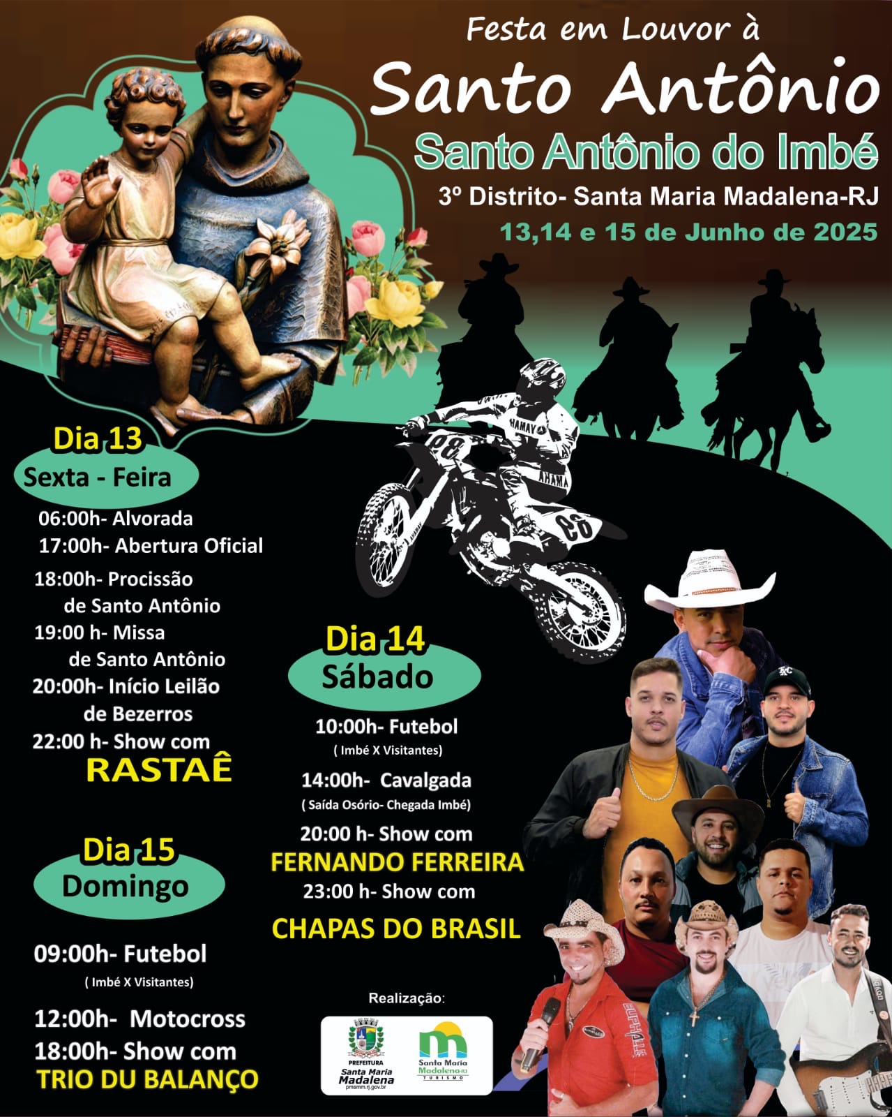 Tradicional Festa de Santo Antônio no 3º Distrito – Santo Antônio do Imbé