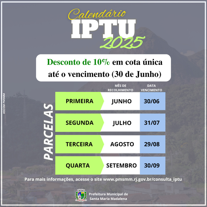 IPTU 2025: Pague em Cota Única com 10% de Desconto até 30 de Junho