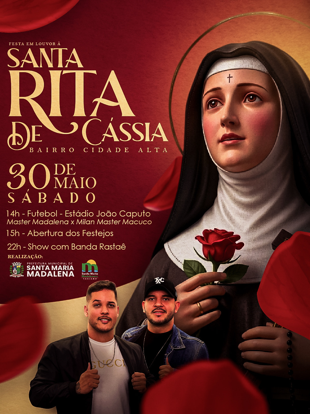 Festa em Louvor à Santa Rita de Cássia movimenta o Bairro Cidade Alta no dia 30 de maio