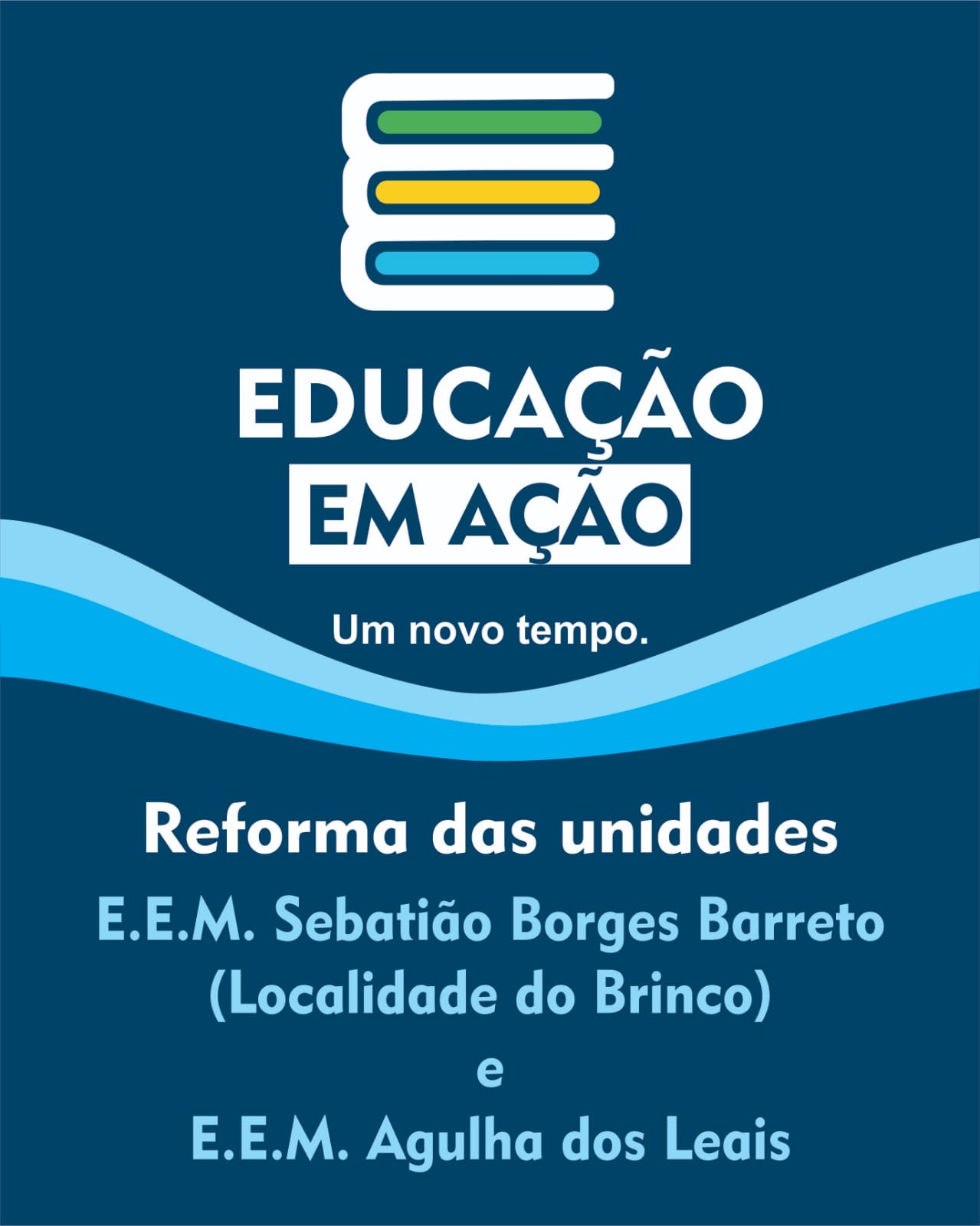 Educação em ação: Reformas das Escolas Sebastião Borges Barreto e Agulha dos Leais começam na segunda quinzena de junho