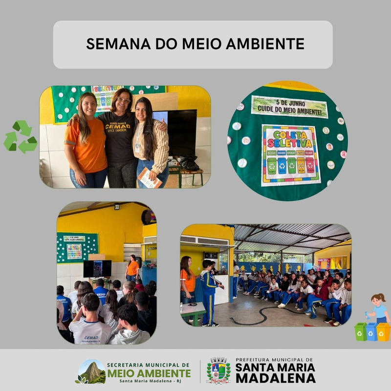 Secretaria de Meio Ambiente e CEMAD promovem roda de conversa sobre Coleta Seletiva