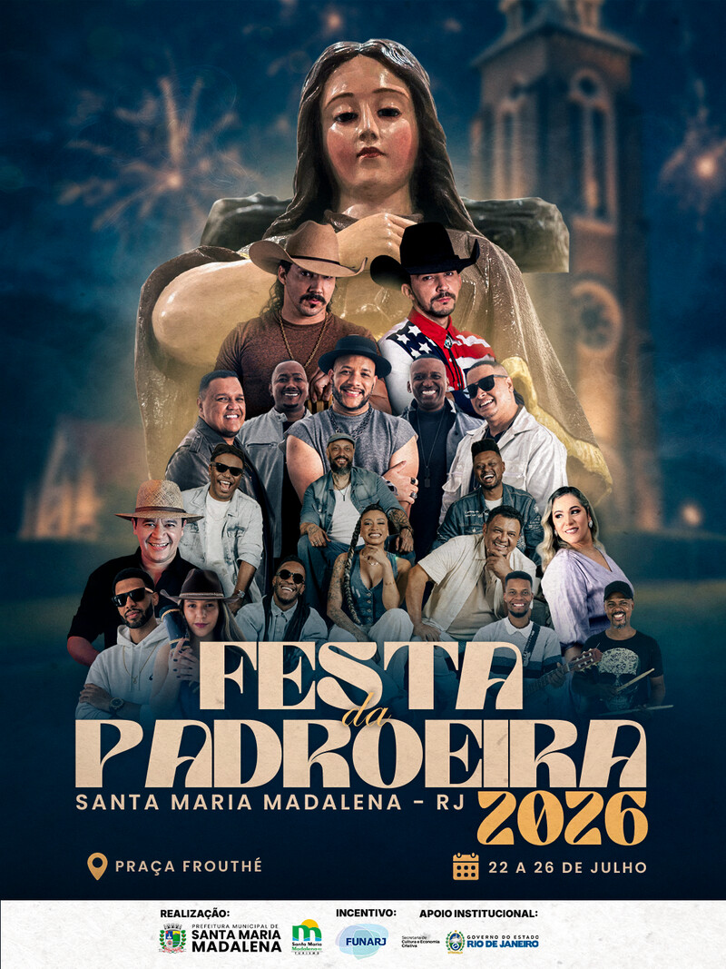Prefeitura divulga programação oficial da Festa da Padroeira 2026