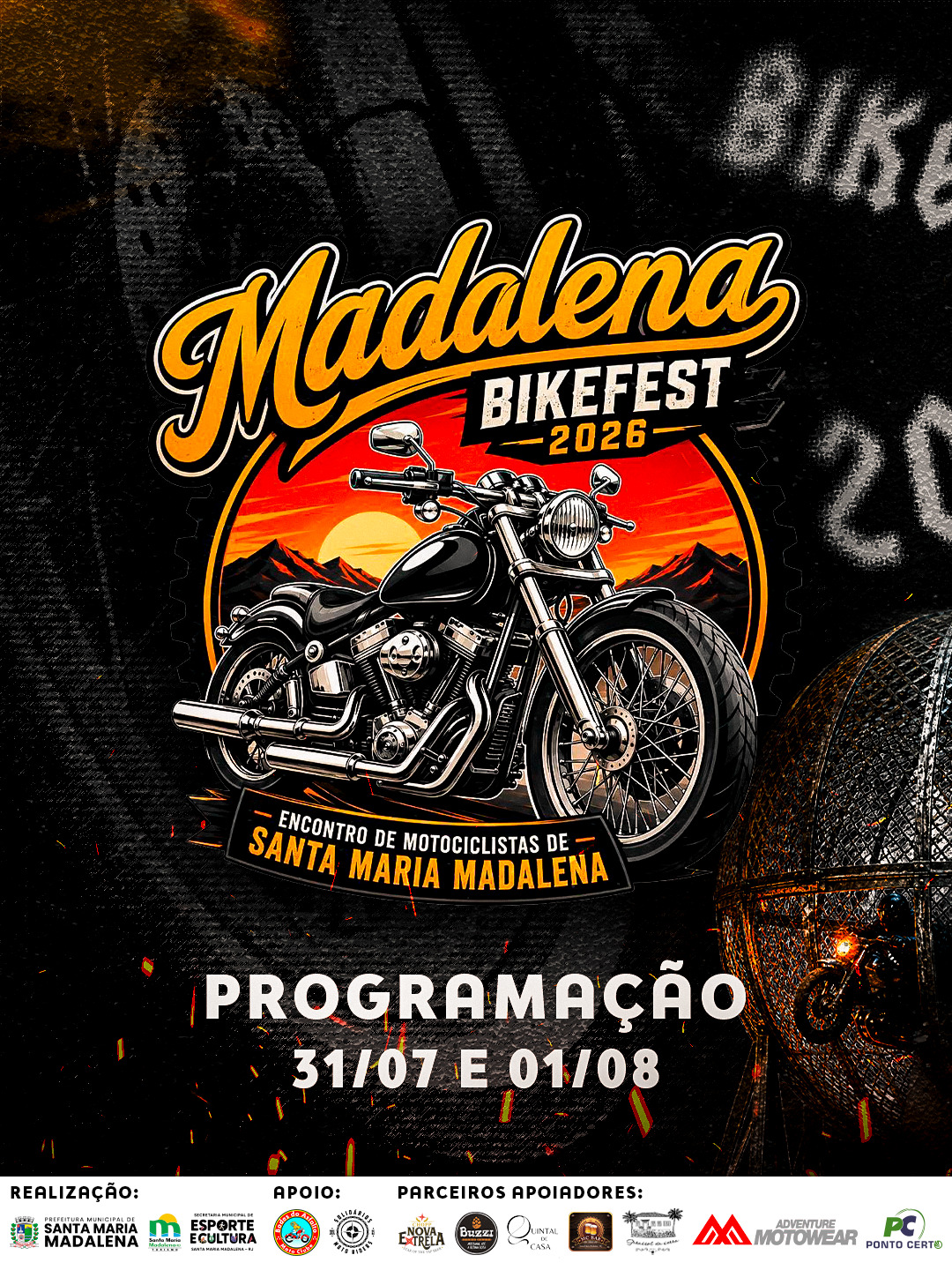 Madalena BikeFest 2026 acontece nos dias 31 de julho e 1º de agosto